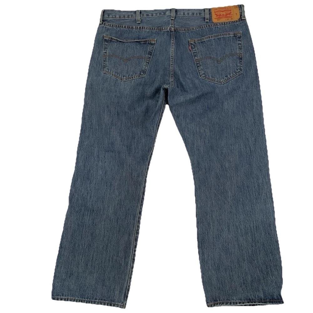 Levi’s 501 Jeans Button Fly Vintage 1996 Medium Wash Denim 100% Cotton 42x30